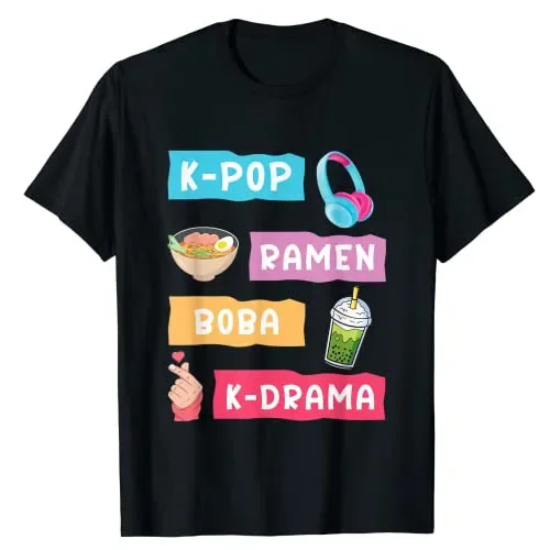 South Korea Lifestyle - 韓国の K ドラマや K ポップのファンのためのファッション T